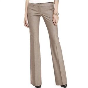 Express Editor Wide-leg Pant in dark beige/light brown, Size 2R
